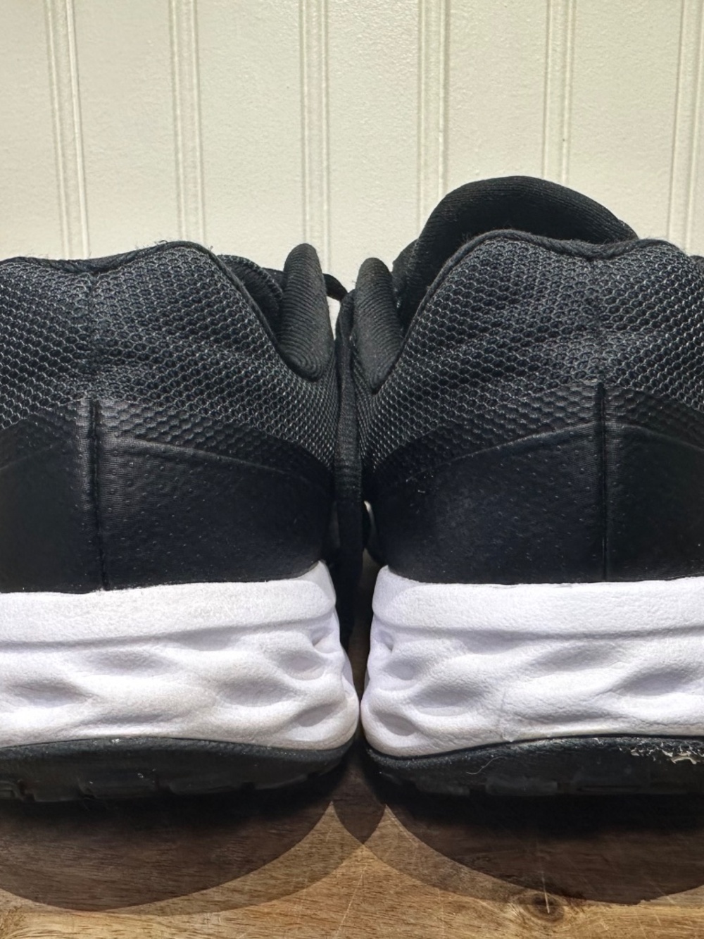 Nike Revolution 6 Next Nature Wide Black/White Sneakers DC9001-003 - Picture 6 of 9